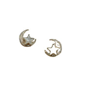 Women's Fashion Simple Star Full Set Moon Earrings – Stylish Gifts — 5