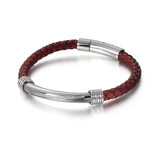 Simple Leather Rope Braided Fashion Men's Bracelet – Stylish Gifts — 2
