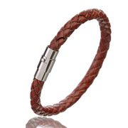 Leather rope woven bracelet – Jewelry Gift Ideas — 4