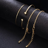 Leaves Diamond Knot Carved Hollow Bracelet – Jewelry Gift Ideas — 2