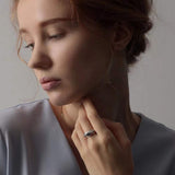 925 Silver Gilded Three Piece Vintage Women's Ring – Gifts for Her — 3