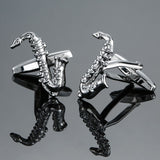 Brass Music Series Musical Instrument Note Cufflinks – Creative Gifts — 13