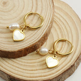 Geometric Stainless Steel Earrings Women's Natural – Gifts for Her — 5