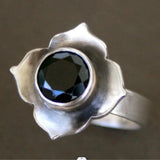 Women's Fashion Retro Style Silver Blue With Flowers – Stylish Gifts — 4