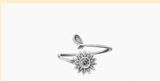 Daisy Opening Ring Female Niche Silver – Gifts for Her — 7