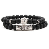 Suit Frosted Stone Stretch Bracelet – Jewelry Gift Ideas — 7