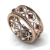 Simple Ring Luxury Domineering Rose Gold Full Diamond – Gift Ideas — 3