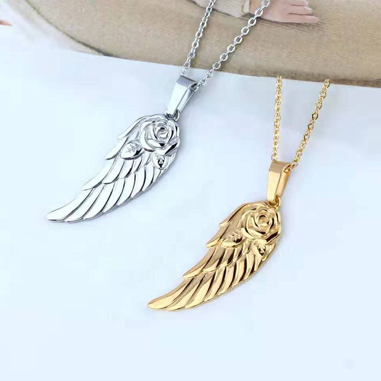 Popular Rose Titanium Steel Jewelry Necklace – Jewelry Gift Ideas — 1
