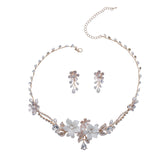 Bridal Necklace Exquisite Ceramic Flower Wedding – Jewelry Gift Ideas — 5