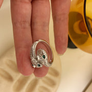 French Entry Lux Inlaid Zircon Ring – Meaningful Gifts — 4