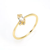 S925 Silver Plated Natural White Crystal Women's Ring – Gifts for Her — 3