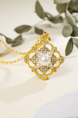Light Luxury 925 Silver Natural Pearl Pendant – Jewelry Gift Ideas — 3