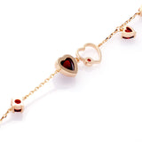 Ladies New Red Pomegranate Heart Bracelet – Jewelry Gift Ideas — 3