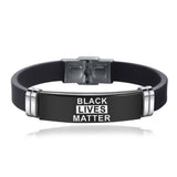 Personalized Stainless Steel Silicone Bracelet – Jewelry Gift Ideas — 4