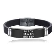 Personalized Stainless Steel Silicone Bracelet – Jewelry Gift Ideas — 4