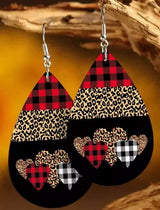 Leather Earrings Set Valentine's Day Heart Pu – Gifts for Couples — 5