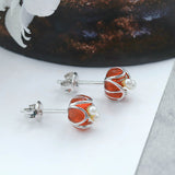 Year Red Flower Earrings – Surprise Gifts — 1