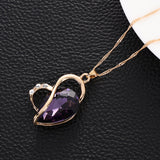 Crystal Love Jewelry Set Necklace Earrings – Jewelry Gift Ideas — 3