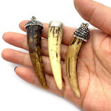 Natural Stone Resin Beef Bone Chilli Pendant – Jewelry Gift Ideas — 6