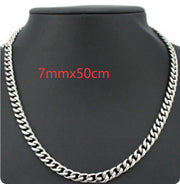 Stainless Steel Necklace European and American – Jewelry Gift Ideas — 7
