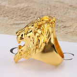 Rock Hip Hop Ear Accessories Golden Domineering Lion's – Stylish Gifts — 3