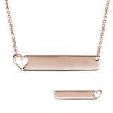Fashion Horizontal Heart-shaped Hollow Lettering – Jewelry Gift Ideas — 5