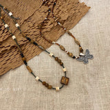Vintage Beaded Butterfly Necklace For Women – Jewelry Gift Ideas — 4