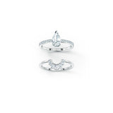 A crystal Light Stacking Ring Water Drop Crown Shape – Stylish Gifts — 2