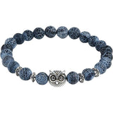 Natural Stone Owl Head Yoga Bracelet – Jewelry Gift Ideas — 1