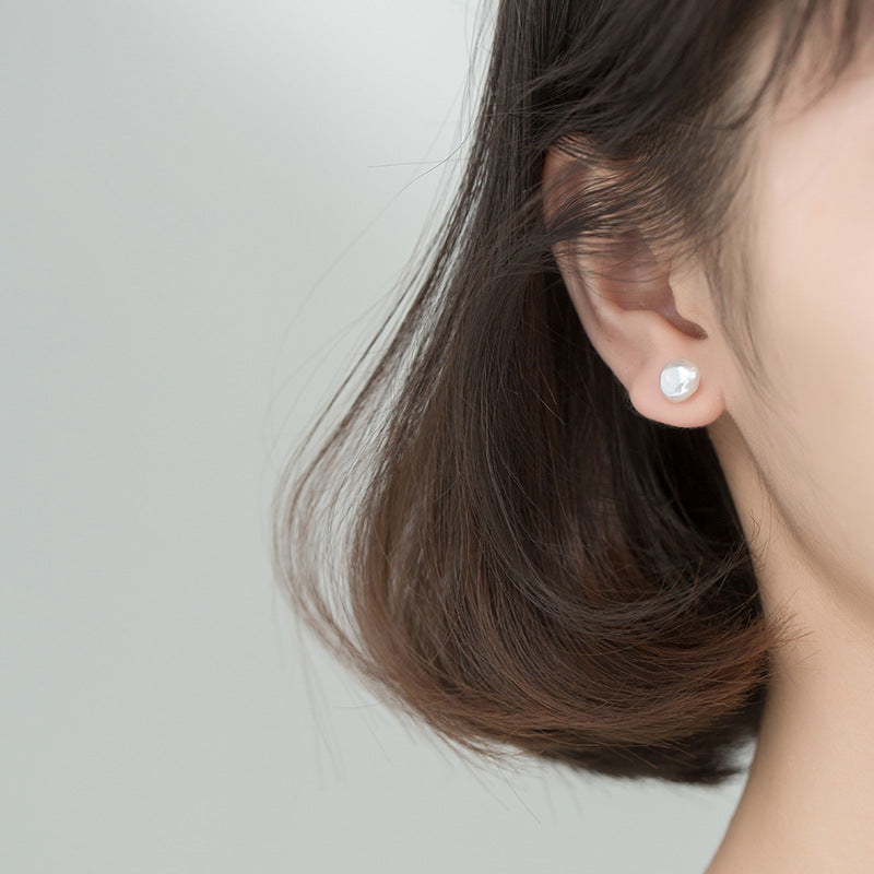 Baroque Pearl Earrings Women's Fashion Is Irregular – Stylish Gifts — 1