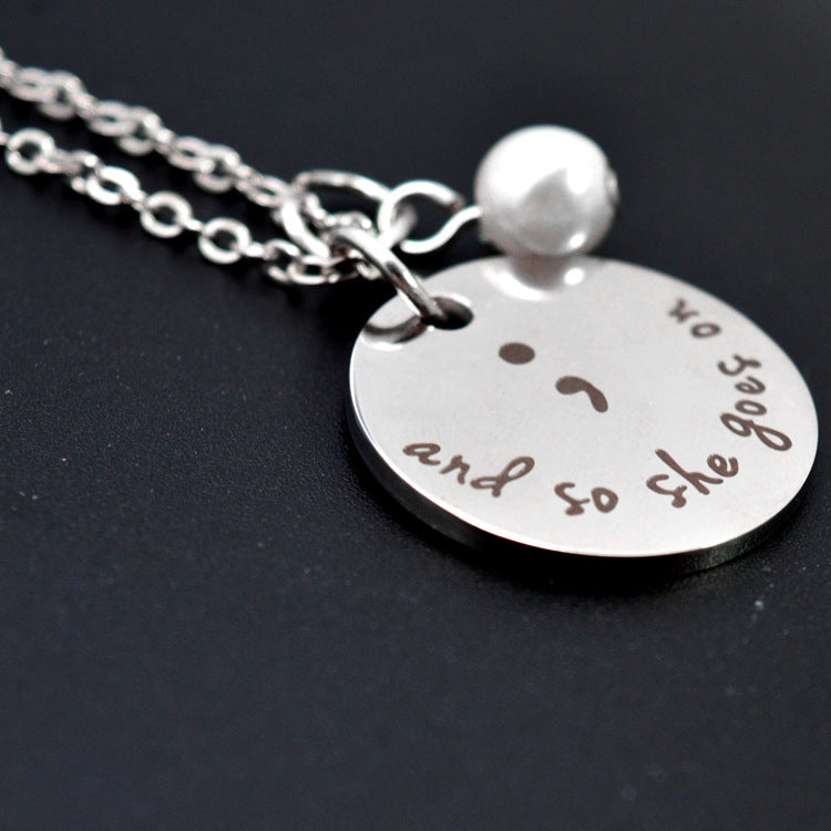 Stainless Steel Pendant Necklace Lnspirational – Jewelry Gift Ideas — 1