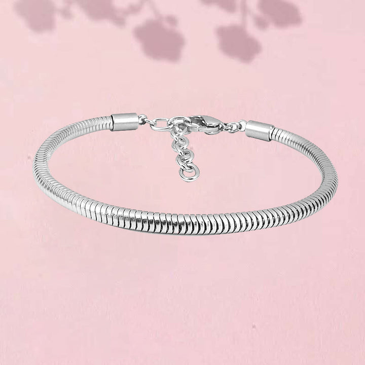 Lobster Clasp Adjustable Bracelet 3mm Round Snake – Jewelry Gift Ideas — 1
