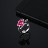 Alloy Personality Plant Ladies Rose Ring – Holiday Gift Ideas — 11