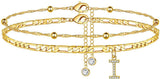 26 Letters Anklet Zircon Letters Simple – Meaningful Gifts — 19