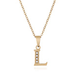 Diamond Necklace With English Letters – Jewelry Gift Ideas — 5