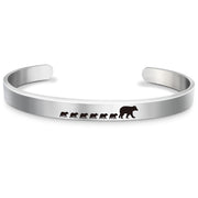 Stainless Steel Mama Bear Bracelet Mother's Day – Jewelry Gift Ideas — 5