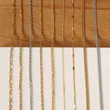 Chain Necklace 18K Gold Plated Unfading Sweater – Jewelry Gift Ideas — 1
