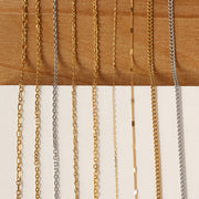 Chain Necklace 18K Gold Plated Unfading Sweater – Jewelry Gift Ideas — 1