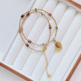 Autumn And Winter Maillard Color Necklace – Jewelry Gift Ideas — 6
