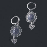 Vintage Round Purple Natural Stone National Style – Stylish Gifts — 4