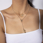 Y cross tassel necklace – Jewelry Gift Ideas — 8