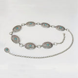 Women's Diamond Turquoise Waist Chain – Gifts for Her — 11