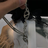 Men's And Women's Exaggerated Earthy Punk Clavicle – Gifts for Her — 2