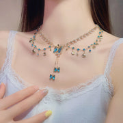 Copper Alloy Crystal Mermaid Princess Necklace – Jewelry Gift Ideas — 1