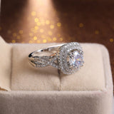 Luxury Zirconium Diamond Ring Plating Real Gold 5A – Surprise Gifts — 6