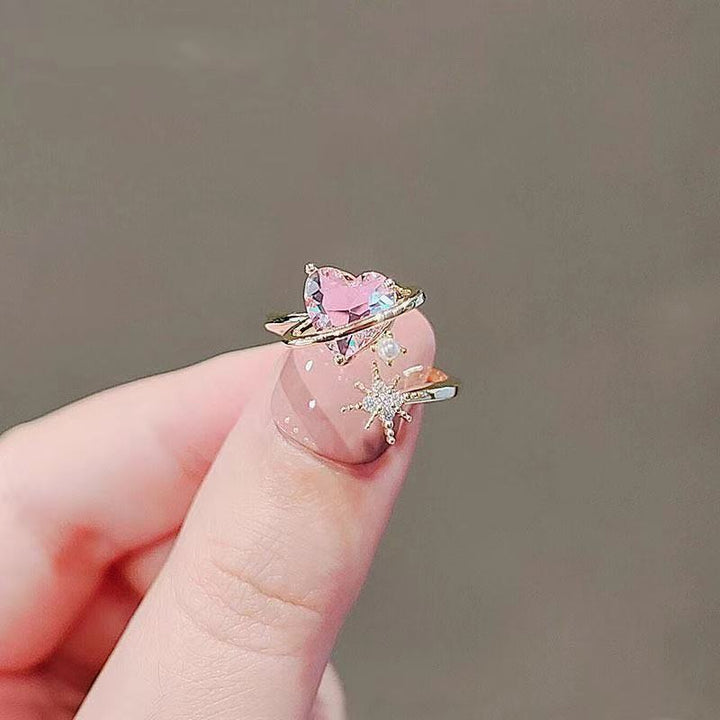 Elegant Light Luxury Niche Sweet Girl Ring – Gifts for Kids — 1