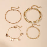 Tassel Butterfly Pendant Chain Anklet Suit – Jewelry Gift Ideas — 5