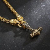 Men's Titanium Steel Skull Necklace – Jewelry Gift Ideas — 15