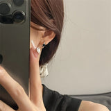 Black Love Heart Earrings Female Summer Ear Clip – Gifts for Her — 3