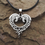 Double horse head necklace – Jewelry Gift Ideas — 7